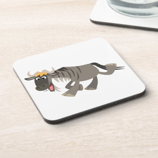 かわいいハッピーマンガワイルドビーエストコルクコースター コースター (左側)