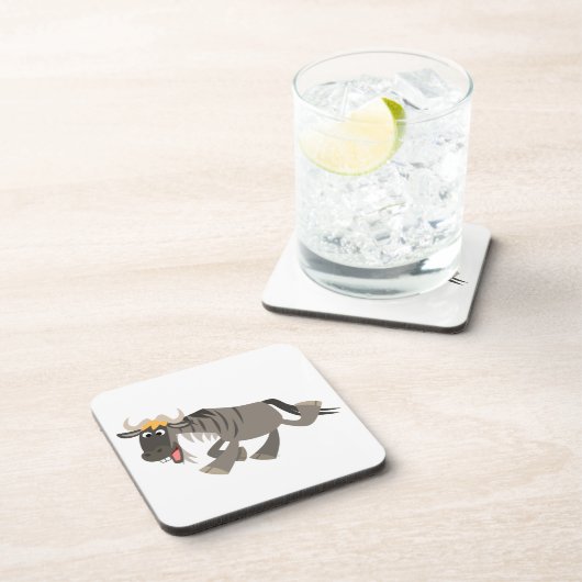 かわいいハッピーマンガワイルドビーエストコルクコースター コースター (右側)