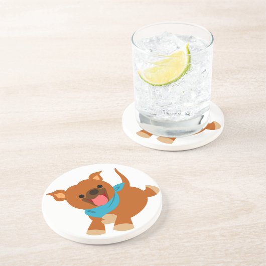 かわいいハッピーマンガ・スタフィー・コースター コースター (側面)