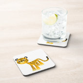 かわいいハッピーマンガ・チーターセット コースター (右側)