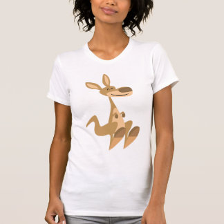かわいいハッピーマンガKangaroo Women Tシャツ