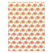 かわいいハッピーマンゴー漫画イラストレーション テーブルクロス (正面)