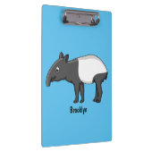 かわいいハッピーマンタピールイラストレーション クリップボード (右)