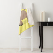 かわいいハッピーミニチュアロバ漫画イラストレーション シェルパブランケット (インサイチュ)