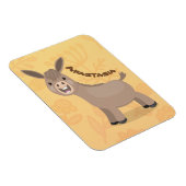 かわいいハッピーミニチュアロバ漫画イラストレーション マグネット (右側)