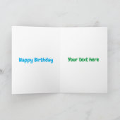 かわいいハッピーミルクパックキャラクター漫画 カード (内部)