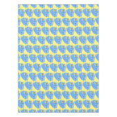 かわいいハッピーミルクパックキャラクター漫画 テーブルクロス (正面)