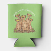 かわいいハッピーメルカート家族の漫画 缶クーラー (正面)