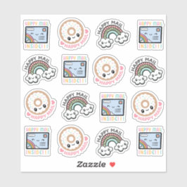 かわいいハッピーメール シール