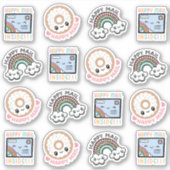 かわいいハッピーメール シール (正面)