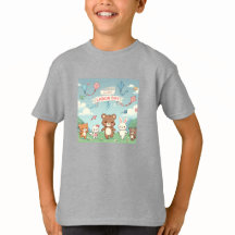 かわいいハッピーラバーデーTシャツ