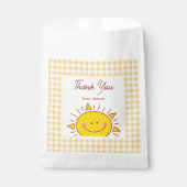 かわいいハッピーリトルサンシャイン子供の誕生日サンキューサンキュー フェイバーバッグ (正面)