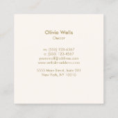 かわいいハッピーレインボーコールカード コーリングカード (裏面)