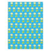 かわいいハッピーレモンライム漫画イラストレーション テーブルクロス (正面)