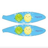 かわいいハッピーレモンライム漫画イラストレーション ミニバスケットボール (パネル)