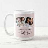 かわいいハッピーヴァレンティ最高のンティー コーヒーマグカップ (左)