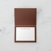 かわいいハッピー感謝祭トルコ追加気持ち シーズンカード (内部)