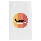 かわいいハッピー抱き枕 スモールペーパーバッグ (裏面)
