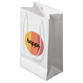 かわいいハッピー抱き枕 スモールペーパーバッグ (正面アングル)