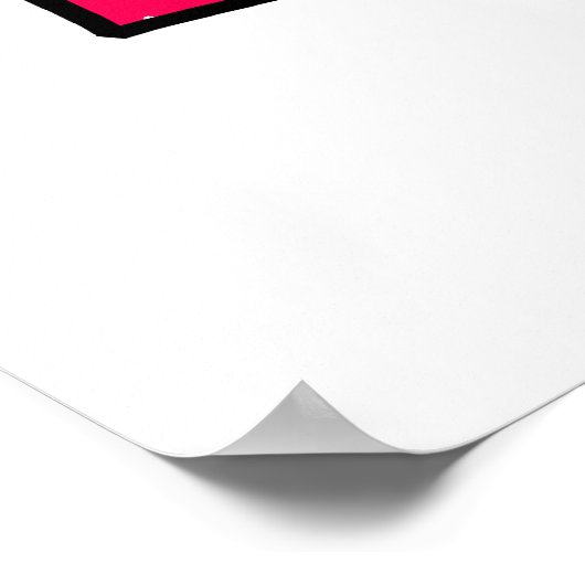 かわいいハッピー木曜日の週の挨拶文字式 ポスター (角)