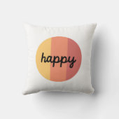 かわいいハッピー装飾用クッション クッション (裏面)