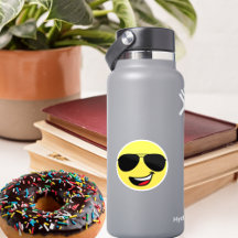 かわいいハッピー顔&アヴィエーターメガネ，おもしろい