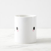 かわいいハッピー顔 コーヒーマグカップ (中央)