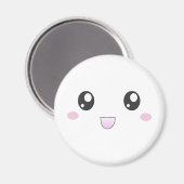 かわいいハッピー顔 マグネット (正面/裏面)