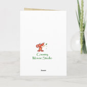 かわいいハッピー100誕生日ソングスパーズカード カード (裏面)