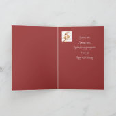 かわいいハッピー100誕生日ソングスパーローズ カード (内部)