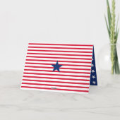 かわいいハッピー60誕生日&ハッピー独立記念日 カード (裏面)