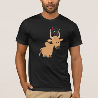 かわいいハッピー・ブラーマン牛Tシャツ Tシャツ