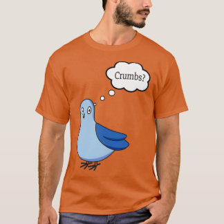かわいいハトがクラムを求めてレースCoo Tシャツ