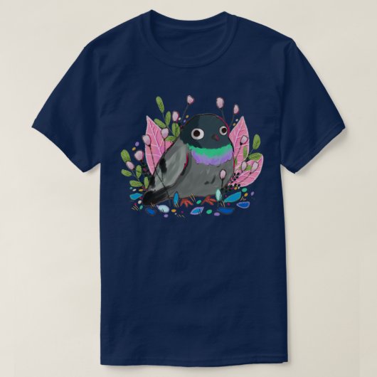 かわいいハト11 Tシャツ (デザイン正面)
