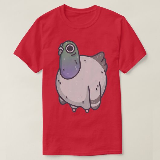 かわいいハト15 Tシャツ (デザイン正面)