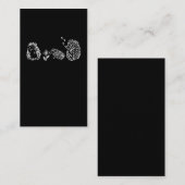 かわいいハナジョグ家族の眠るペット 名刺 (正面/裏面)