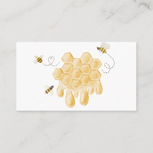 かわいいハニークマベビー エンクロージャーカード (裏面)