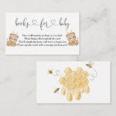 かわいいハニークマベビー エンクロージャーカード (正面/裏面)