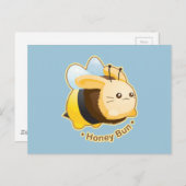 かわいいハニーバンニー ポストカード (正面/裏面)