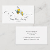 かわいいハニービーズビーキーパーアピールファーム 名刺 (正面/裏面)