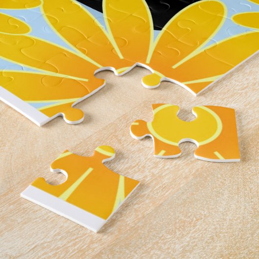 かわいいハニービー ジグソーパズル (側面)