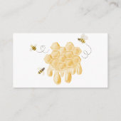 かわいいハニーベアーオムツラッフルティッカー エンクロージャーカード (裏面)