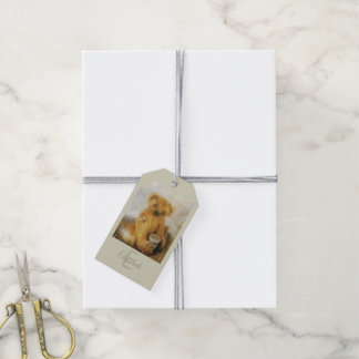 かわいいハニーベアーテディ – 手作り裁縫 ギフトタグ