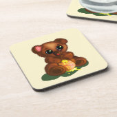 かわいいハニーベア コースター (左側)