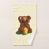 かわいいハニーベア バスタオルセット (ハンドタオル)