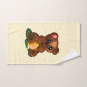 かわいいハニーベア バスタオルセット (ハンドタオル)