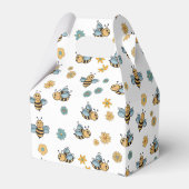 かわいいハニーミツバチ&フローラ野草 フェイバーボックス (裏面サイド)