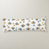 かわいいハニーミツバチ&フローラ野草 ボディピロー (裏面)