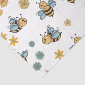 かわいいハニーミツバチ&フローラ野草 薄葉紙 (詳細)