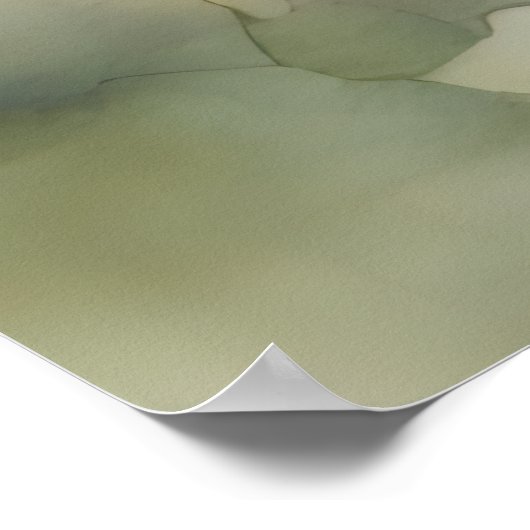 かわいいハバナの犬を水色で ポスター (角)